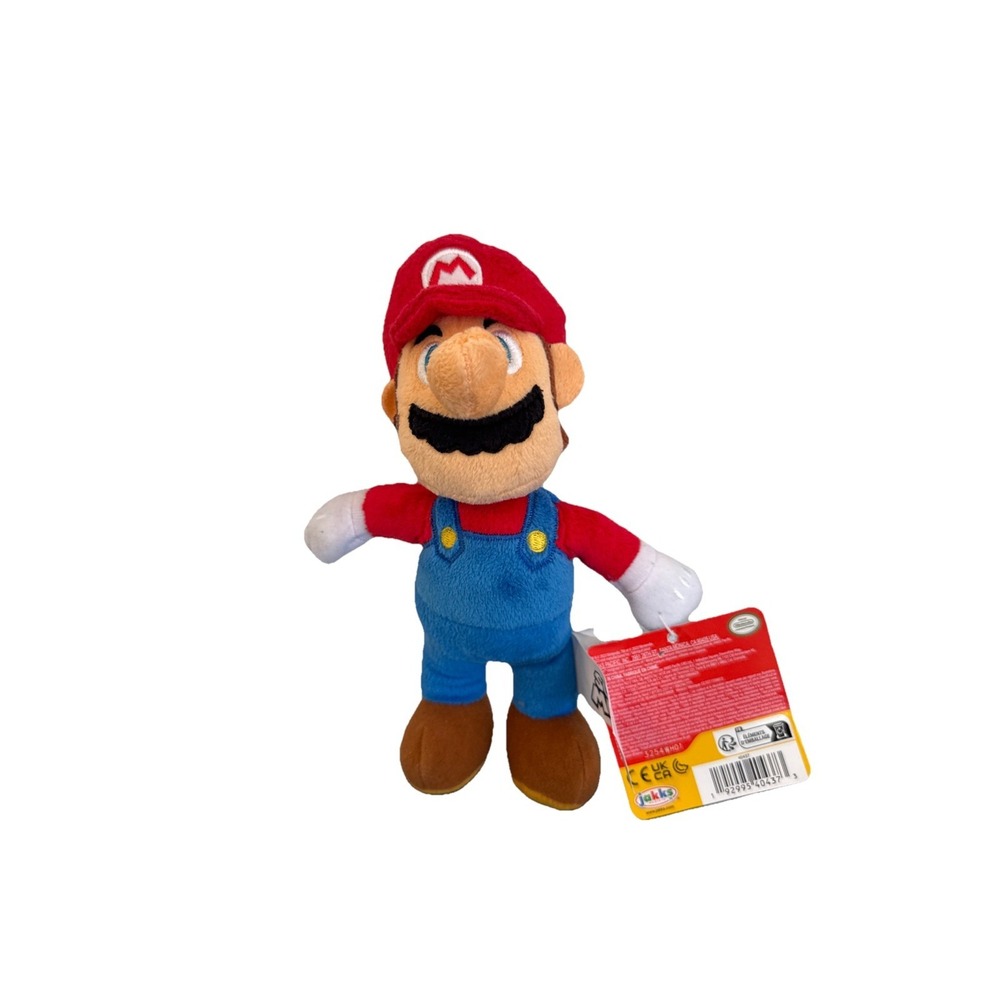 Jakks Pacific Super Mario Plush Stuffed Animal Official Nintendo Product 8" NWT - Picture 3 of 4